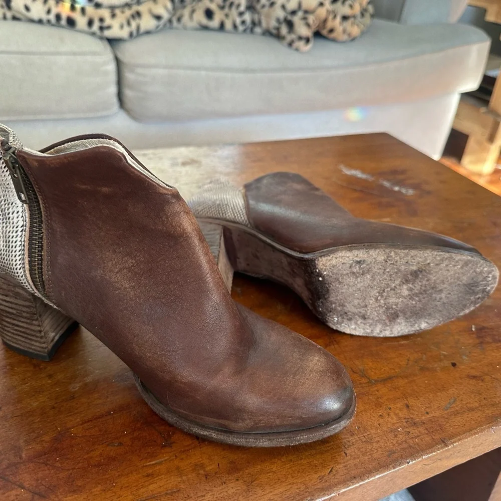 Freebird By Steven Womens multi brown/snakeskin Darius size 12 - Picture 3 of 4